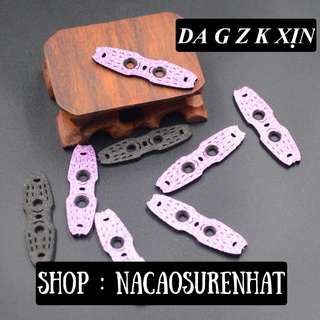 Da 3 lỗ lôm gzk tím ná cao su