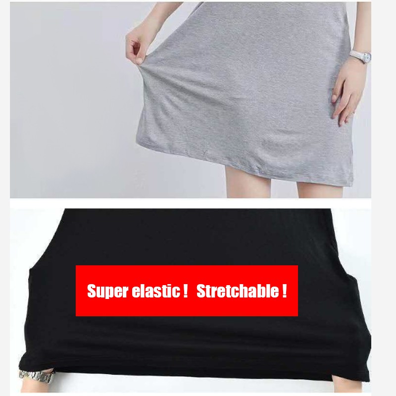 VÁY LÓT VÁY THUN HAI DÂY ĐẦM LÓT Đầm Cotton Không Tay Dáng Rộng