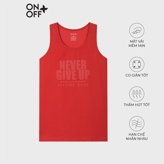 Clearance sale | Áo tanktop nam ONOFF mềm mại, co giãn tốt - H16TT18004