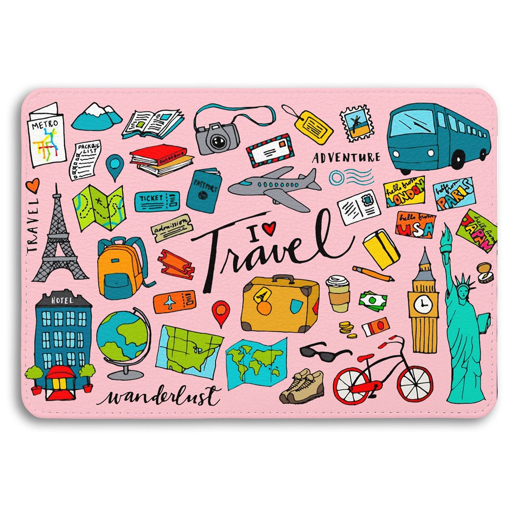 Bao Da Hộ Chiếu / Passport Du Lịch Nam - Nữ  I LOVE TRAVERL - LT054 STORMBREAKER