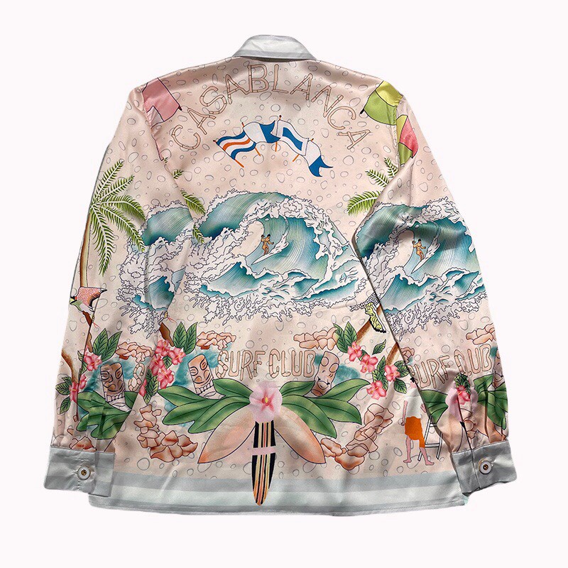 Áo sơ mi Casablanca surf club shirt ss21