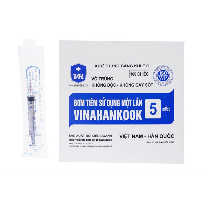 Combo 10 cái Bơm Tiêm Vinahankook |Đầu Kim Vinahankook (Đủ size 1cc-3cc-5cc-10cc-20cc)