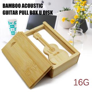 Usb 2.0 hình đàn ghi ta bằng gỗ tre