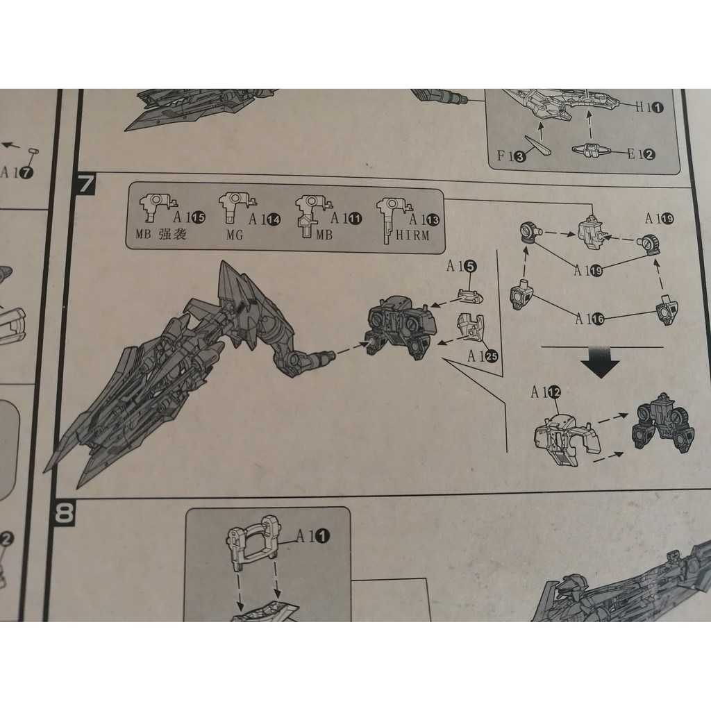 Mô hình lắp ráp MG MB Hirm 1/100 Caletvwlch Sword MJH cho Gundam Astray Red