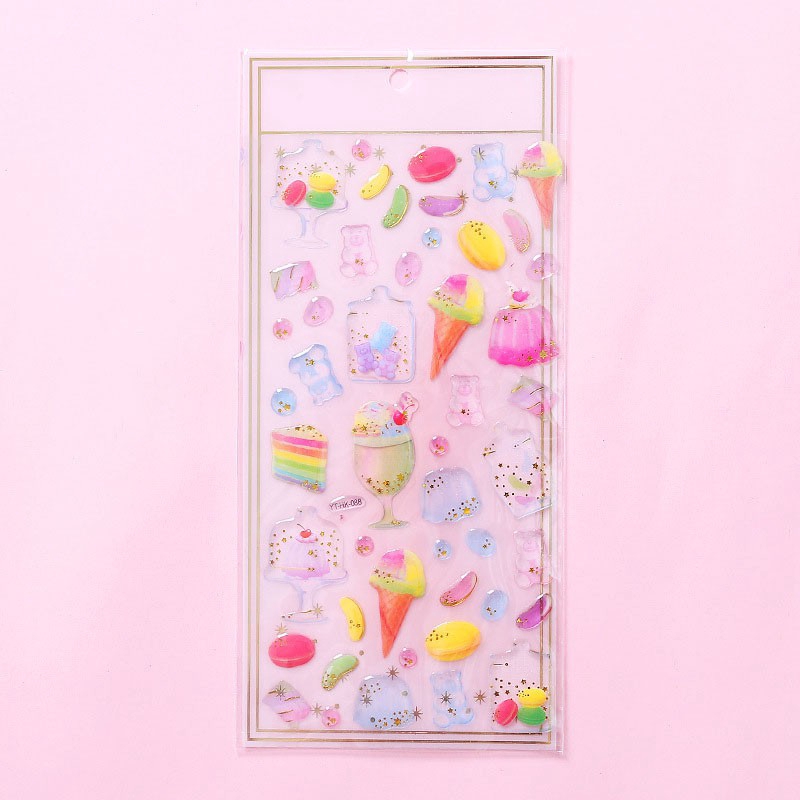 Miếng dán hình trái tim màu hồng dễ thương trang trí sổ tay