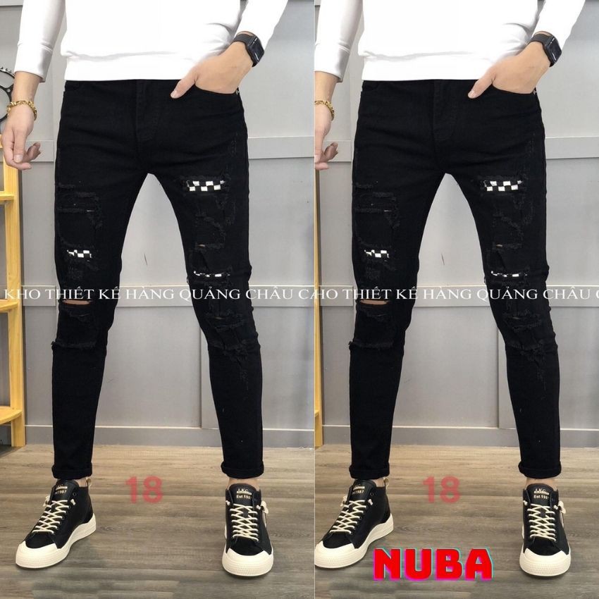 Quần jean nam cao cấp đẹp giá rẻ giống hình giống mẫu,quần bò NUBA 40 | BigBuy360 - bigbuy360.vn