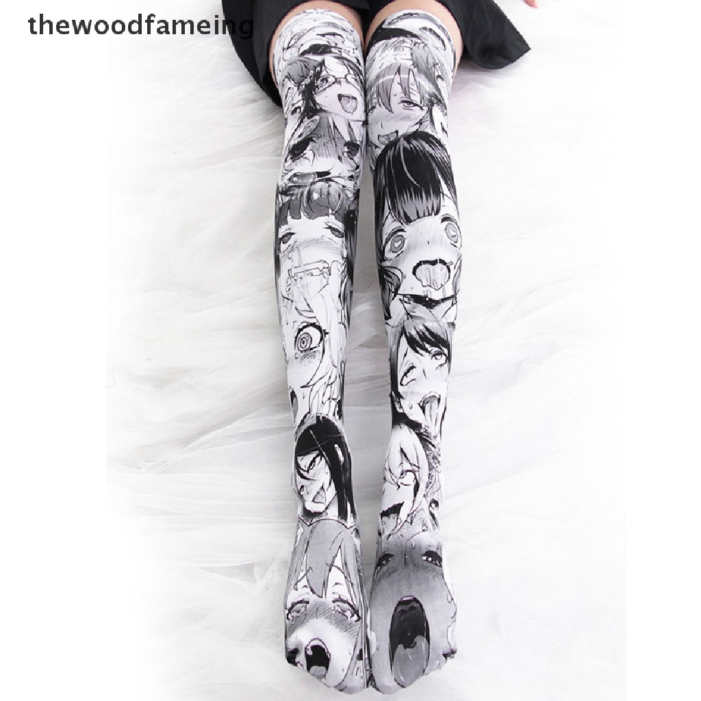 Vớ dài qua gối in hình anime lolita gợi cảm cho nữ