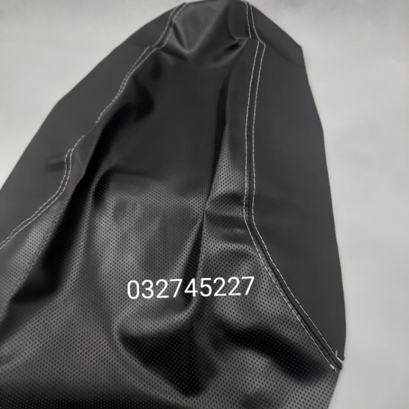 Trùm da, võ bọc yên ngồi EXCITER 135, 5 số 2011 viền chỉ trắng