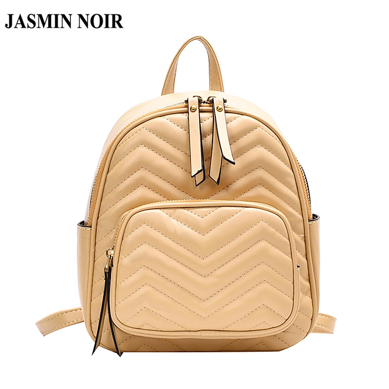 JASMIN NOIR PU Túi ba lô nữ thiết kế đơn giản