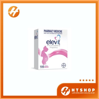  Vitamin Tổng Hợp Elevit Cho Bà Bầu Nội Địa Úc Hộp 100 Viên