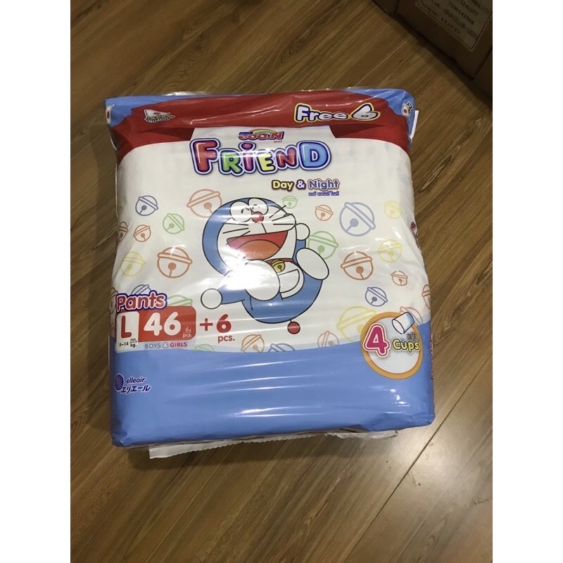 Tã quần Goon friend m58/M54+5/L46+5/xl40+6/xxl34+6