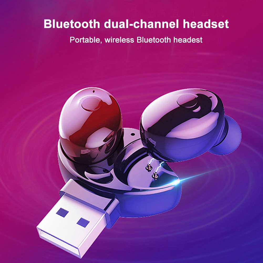 (fas) Tai Nghe Bluetooth 5.0 Xg17 Tws Mini Âm Thanh Siêu Trầm