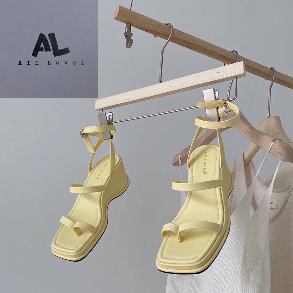 SANDAL NỮ ALI LOVER - GIÀY XUỒNG NỮ QUAI MẢNH - SANDAL ĐẾ BẰNG THỜI TRANG - GIÀY NỮ QUAI KẸP MŨI VUÔNG 9 PHÂN - AS220202