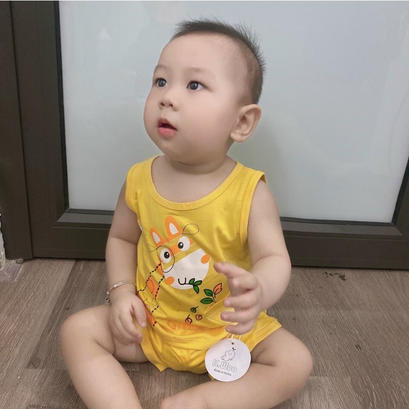 Quần áo trẻ em MATYDO bộ ba lỗ sát nách cao cấp nhiều màu đáng yêu cho bé TL04