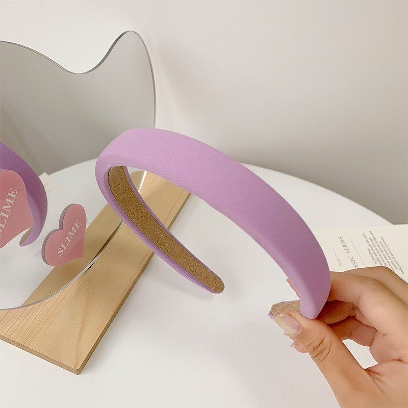 Băng đô cài tóc vintage chất xốp dễ thương