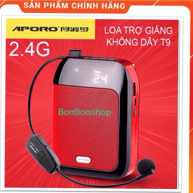 - Bộ máy trợ giảng Aporo T9 2.4G TASDIAMOND
