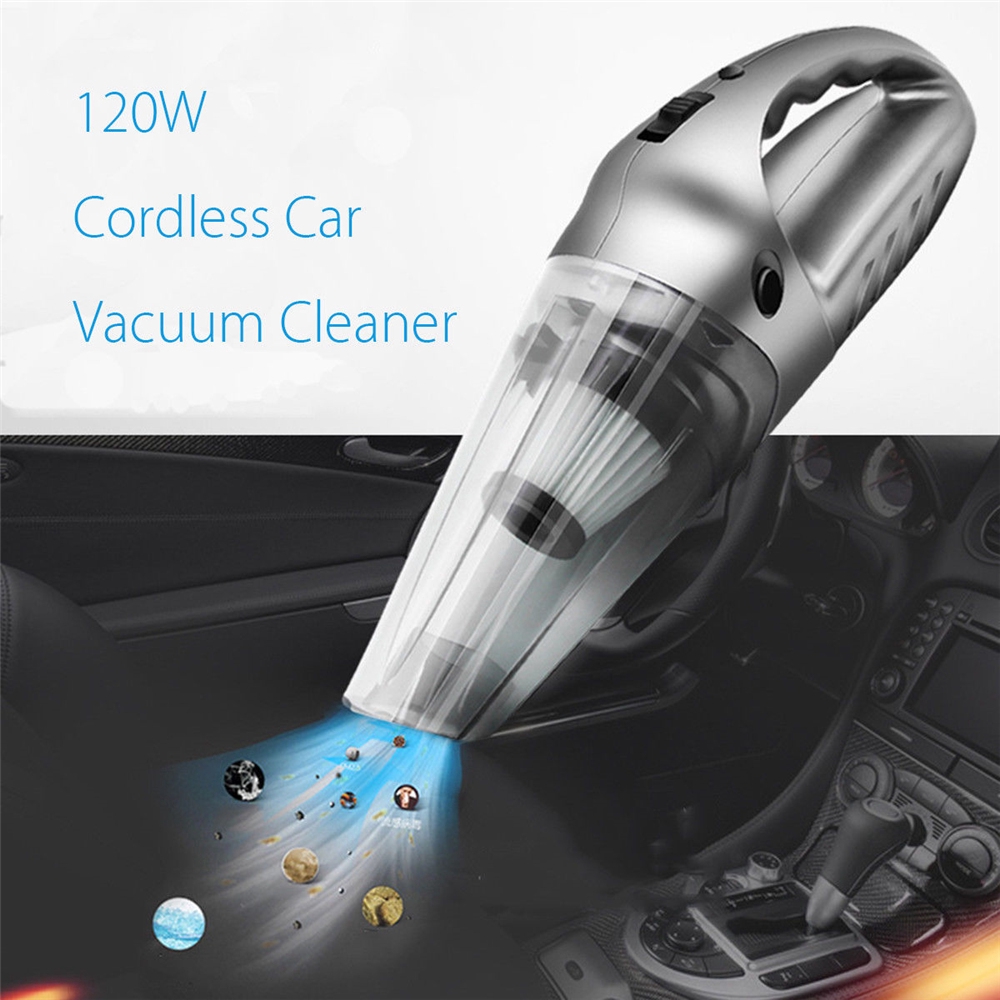 Máy hút bụi không dây cho xe hơi 120W kèm phụ kiện | BigBuy360 - bigbuy360.vn