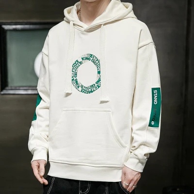 Áo Hoodie Tay Dài Có Túi Lớn In Họa Tiết Đơn Giản Thời Trang Mùa Thu Mới Cho Nam