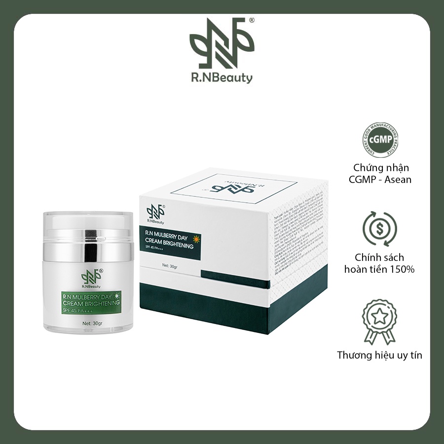 Kem dưỡng da ban ngày R.N MULBERRY DAY CREAM BRIGHTENING - Kem trắng da dưỡng trắng, trẻ hóa
