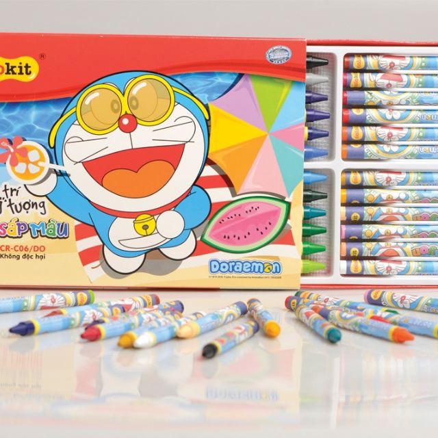 Bút Sáp 24 màu TL Doraemon CR-C06/DO
