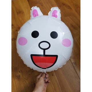 (XẢ KHO) BÓNG BẠC TRUNG ĐẦU THỎ TRẮNG SIZE 50CM