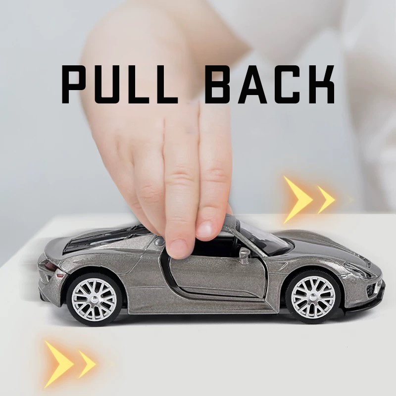 Mô Hình Xe Hơi Porsche 918 Bằng Hợp Kim Tỉ Lệ 1: 36