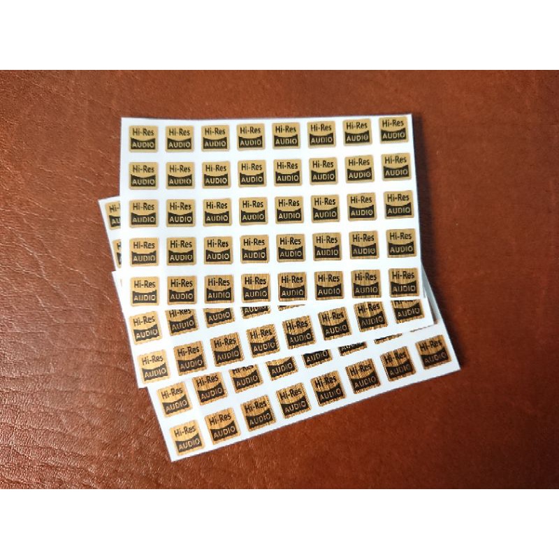 Tem dán, logo, sticker Hi-Res Audio