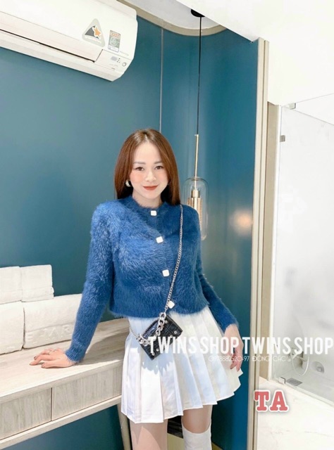 Áo khoác len cardigan lông hàng đẹp Quảng Châu | BigBuy360 - bigbuy360.vn