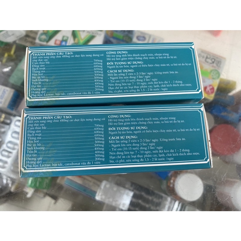 An trĩ TM - hỗ trợ tăng tính bền mạch máu, nhuận tràng, giảm nguy cơ chảy máu do trĩ