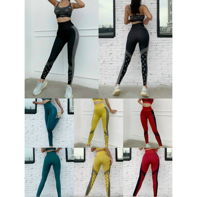 Set dệt ngôi sao NaQi tập gym, thể thao, yoga