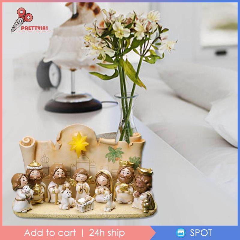 [Prettyia1] Quà Tặng Trang Trí Giáng Sinh Để Bàn