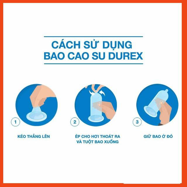 Bộ 3 bao cao su Durex Comfort 3 bao - HOT