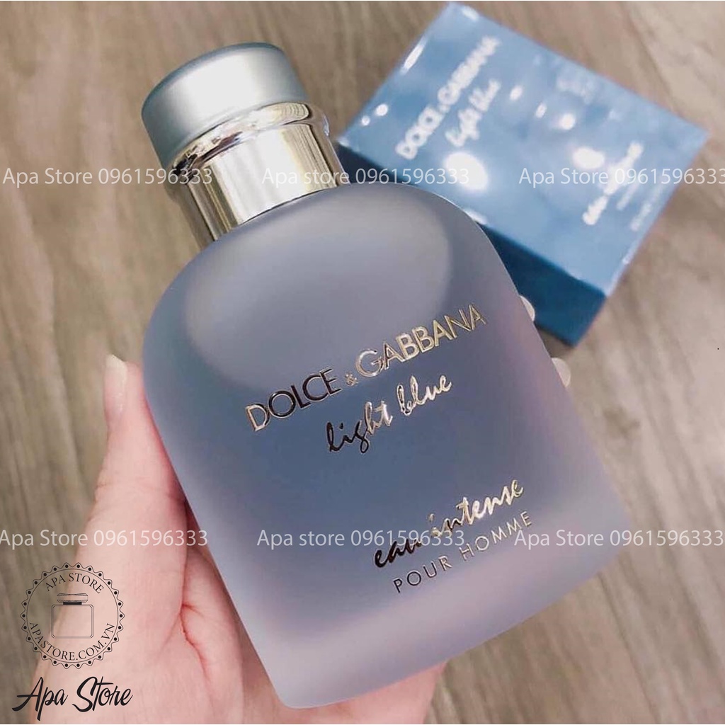 Nước Hoa Nam Dolce Gabbana Light Blue Eau Intense Pour Homme Chai 10ml Apa Store