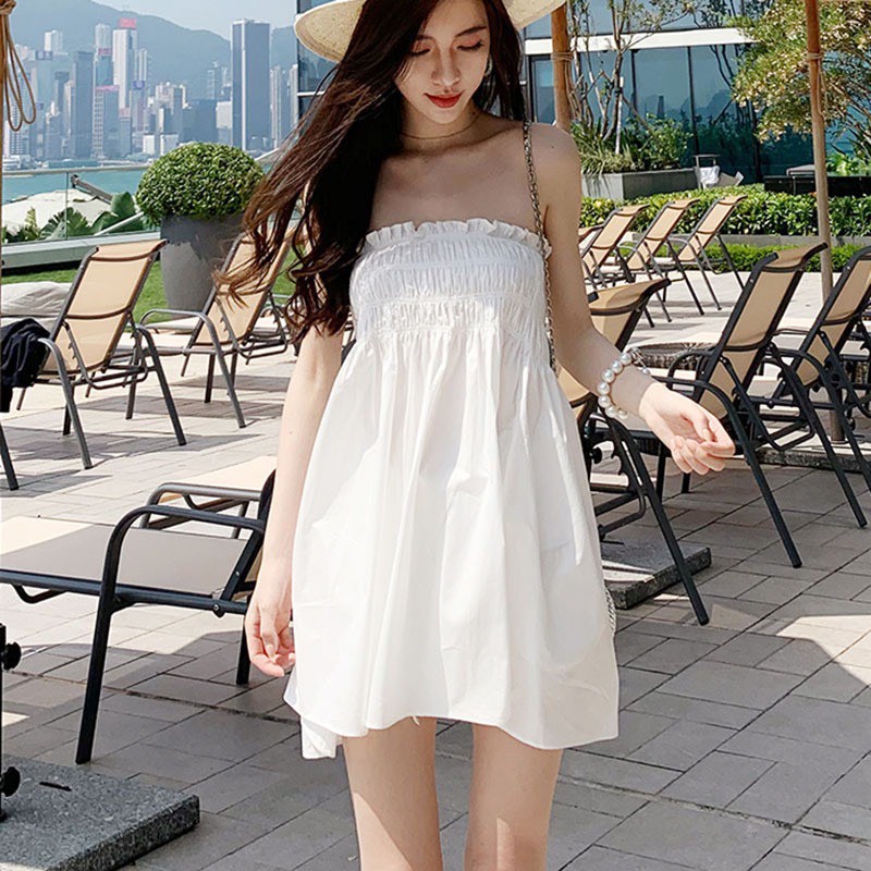 Váy cúp ngực, đầm cúp ngực. thiết kế phong cách hàn quốc, siêu trẻ trung | BigBuy360 - bigbuy360.vn