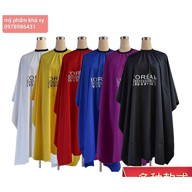 Áo choàng hớt tóc, khăn choàng cắt tóc barber salon cloth