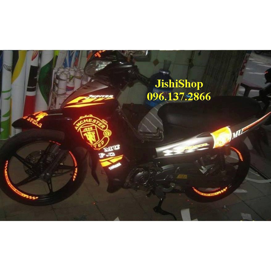 1 Bộ Tem dán xe phản quang cho ô tô, xe máy, xe đạp mã sản phẩm DM6545