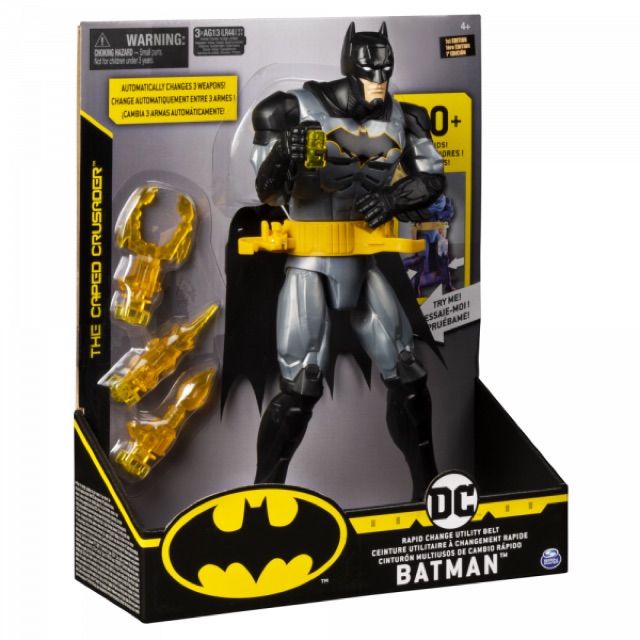 Người Dơi Batman Trang bị 3 vũ khí uy lực khi thay đổi vũ khí. có khả năng phát sáng phát âm thanh