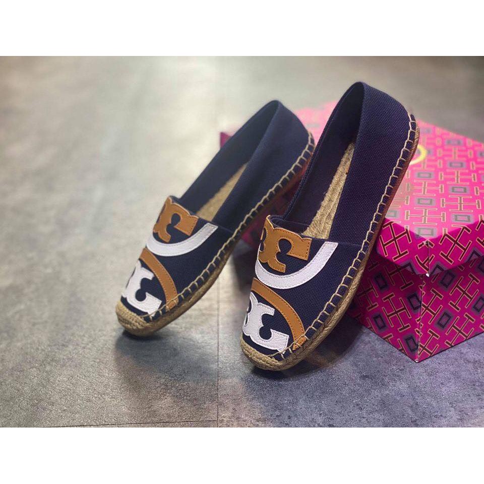 GIÀY SLIP ON TORY BURCH POPPY CANVAS ESPADRILLE AND ESPADRILLES MULES | BigBuy360 - bigbuy360.vn