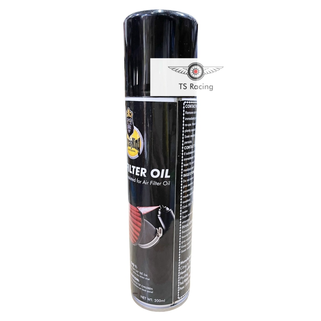 Tẩm Dầu Lọc Gió Sprayking Air Filter Oil 200ml Chính Hãng