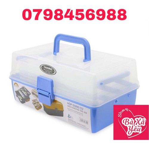 Hộp đựng dụng cụ làm nail 2 tầng - BX1957
