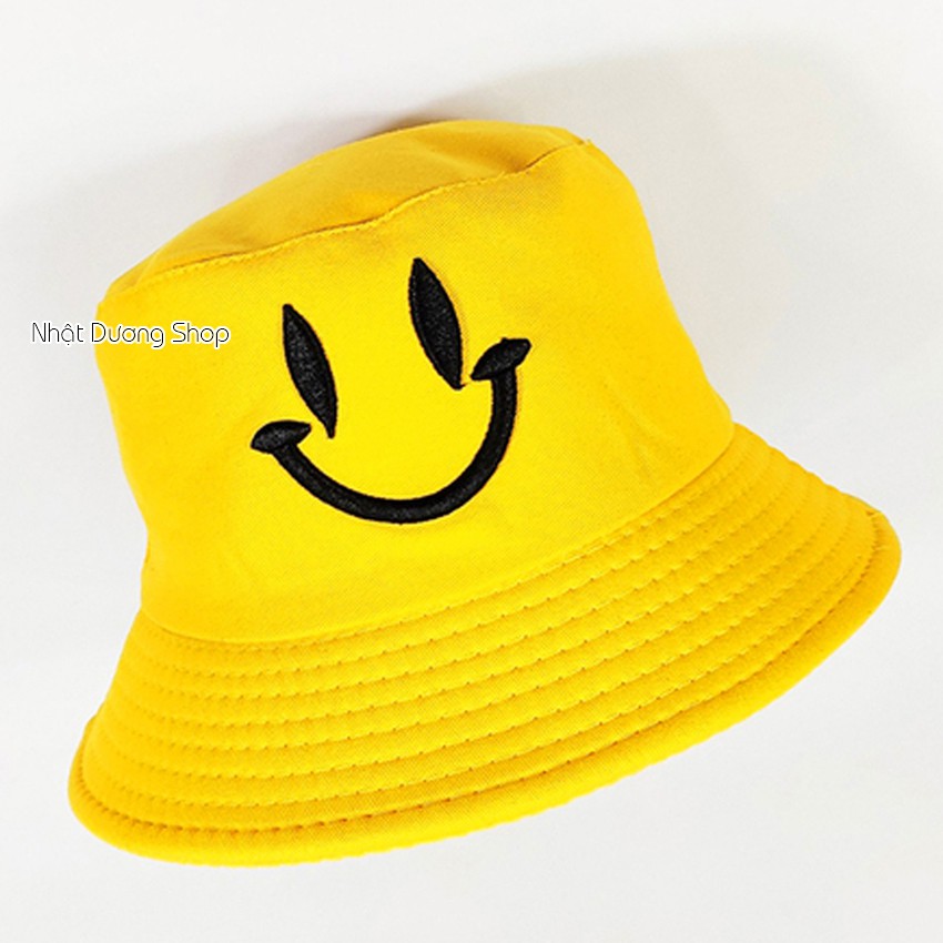 Nón tai bèo mặt cười đội 1 mặt - Chất liệu Cotton thoáng mát tạo nên sự độc đáo và mới mẻ