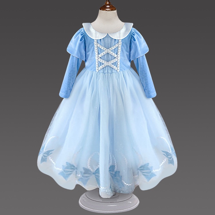 Đầm hóa trang công chúa Elsa cho bé gái