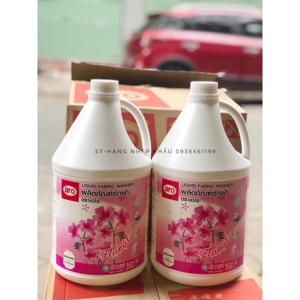 Nước giặt xả quần áo Aro thái lan 3500ml