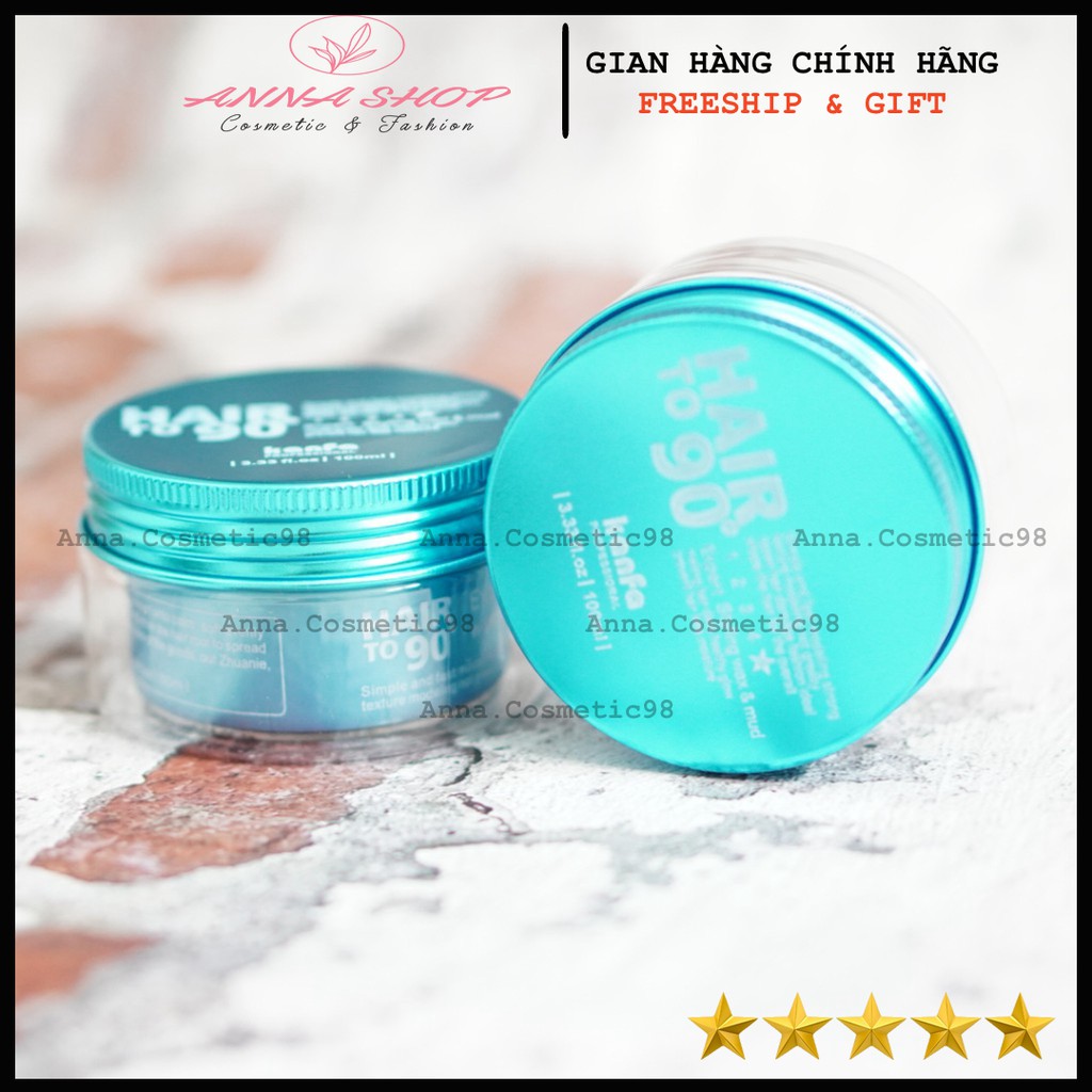 Sáp vuốt tóc Nữ Hair to 90 KANFA + Gôm xịt tóc giữ nếp tóc con , uốn, giả uốn| keo vuốt tóc & wax vuốt tóc chính hãng