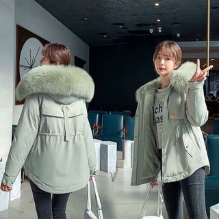 Áo Khoác Nữ_ Áo Phao Nữ Lót Lông Áo Parka Cao Cấp Hottrend, Chuẩn Hàng Quảng Châu Loại 1-Cỏ Boutique