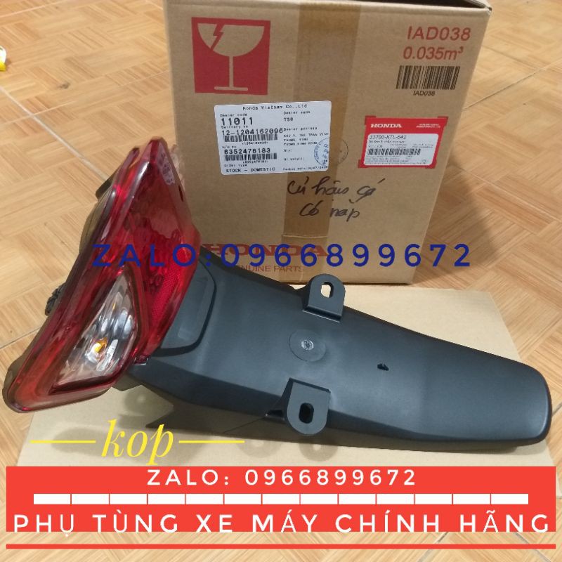 Đèn hậu và chắn bùn sau wave A/ S / RS 100 chính hãng honda (-10%)