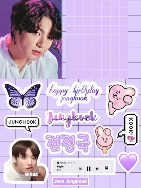 Sticker BTS - Sticker Jungkook BTS