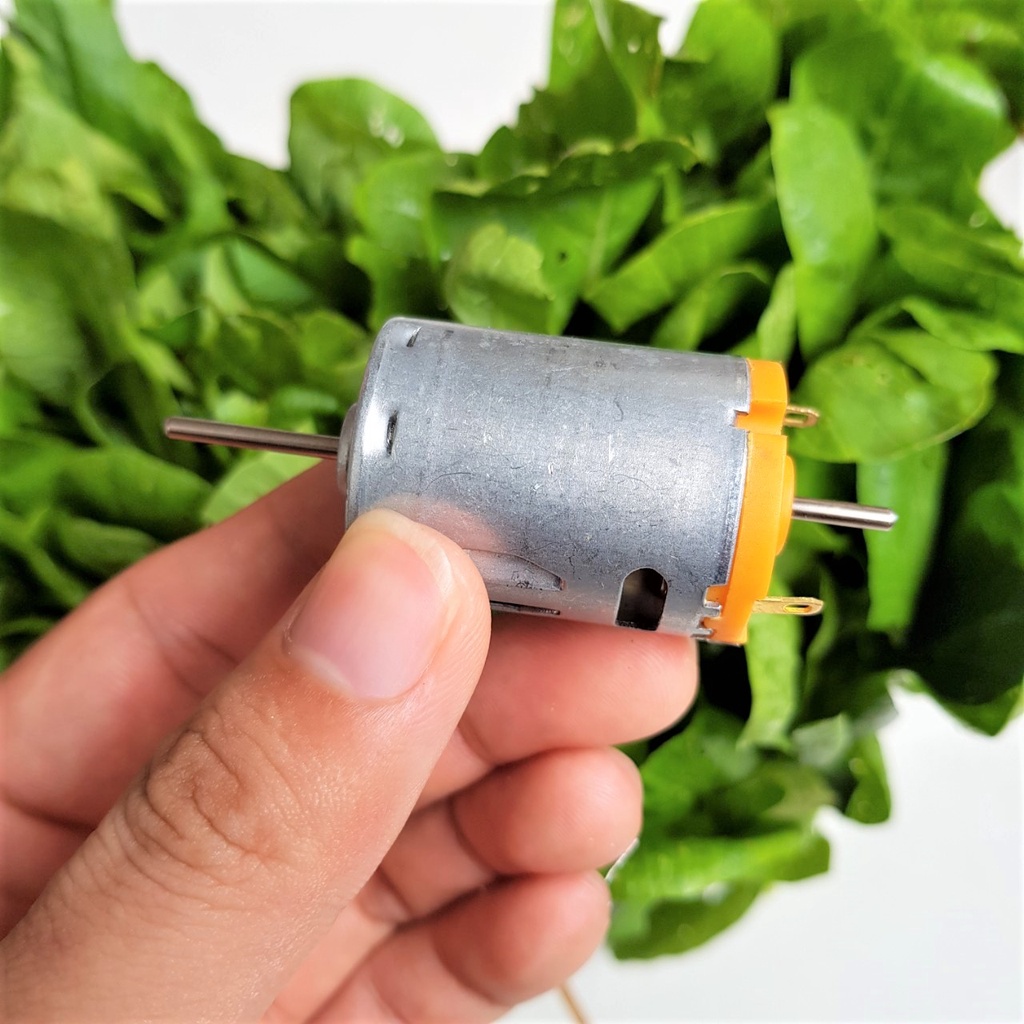 Động cơ motor mô tơ mini 380 loại 2 trục chất lượng cao - 12V-24VDC - 21200rpm - Công suất cao - LK0025