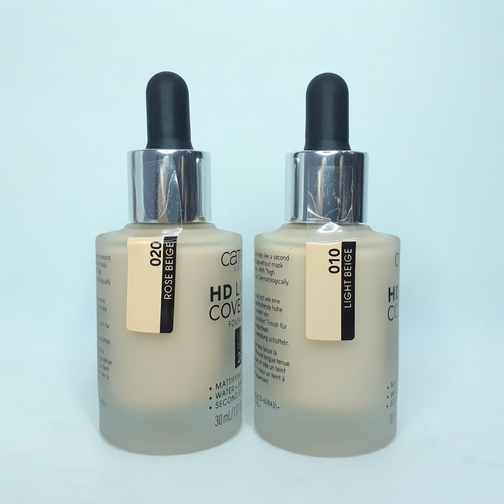 Kem nền Catrice HD Liquid Coverage 30ml #010 #020