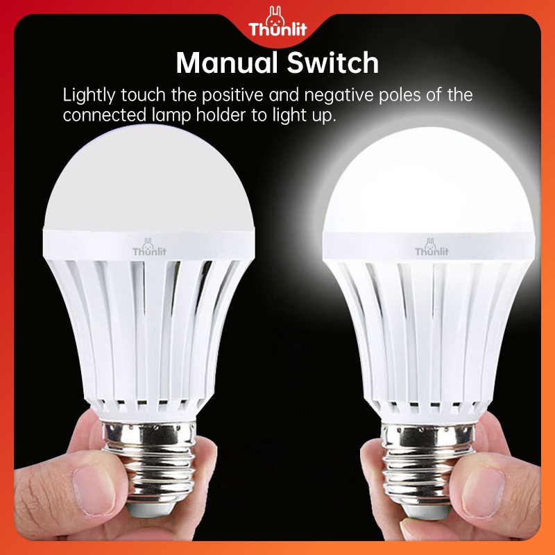 Đèn Thunlit Bóng Led Chiếu Sáng Khẩn Cấp Chuôi E27 5w